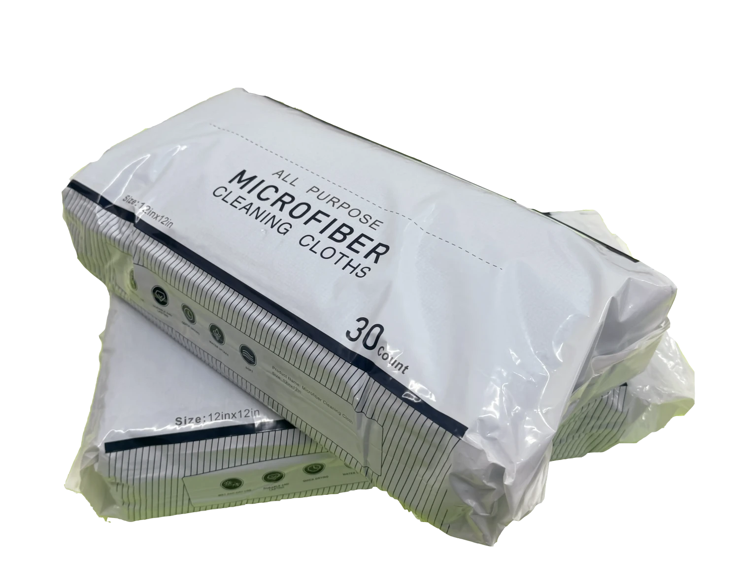 Okey Rags – 720 Count Case 12″×12″ Edgeless Microfiber Wipes