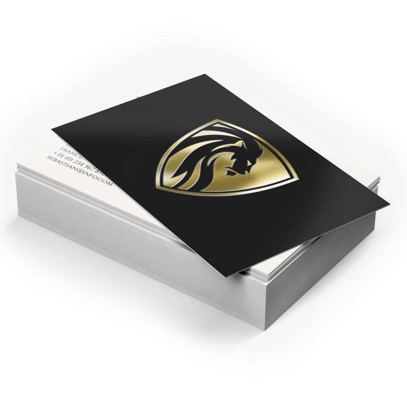 Business Cards (Lamination + Gold / Silver Foil)