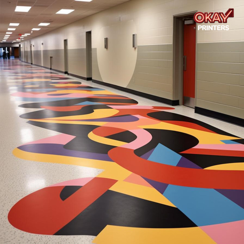 Floor Graphics Vinyl Floor Adhesive (13mil)
