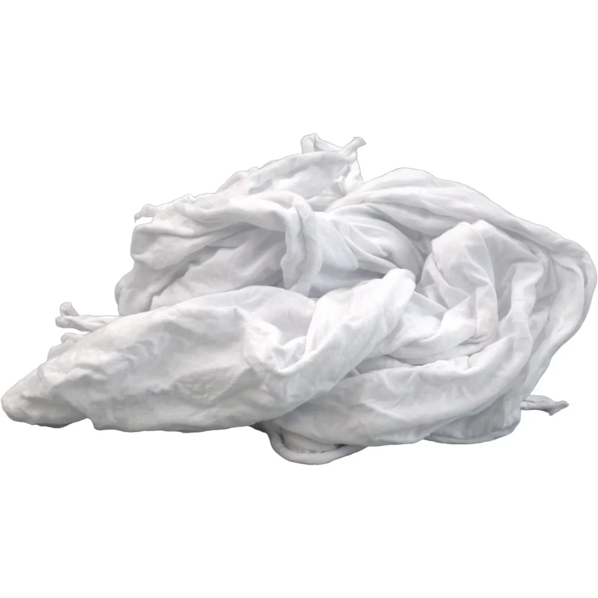 Premium White Cotton Knit Rags (40 lb Case)
