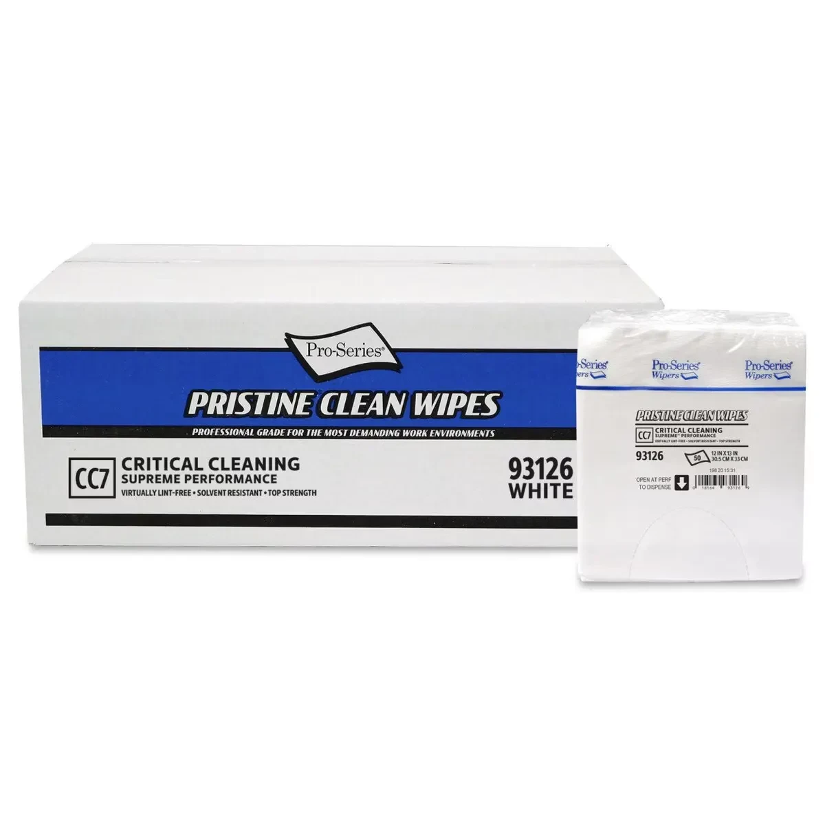 Premium Lint Free Wipes White 12x13 #93126